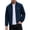 Blue, variant on Polar Fleece Jacket for Men Full Zip Stand Collar Coat Lightweight Outdoor Top with Pockets