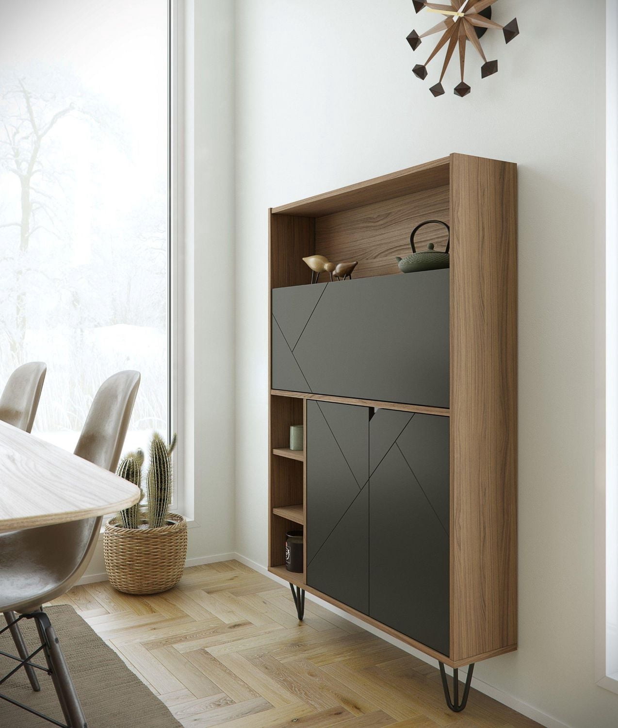 Nexera Bureau mural Slim