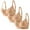 Beige, variant on Push Up Bra Seamless Bras3 Pc Soft Bras Supportive Wireless Push Up Bra Full Coverage No Underwear Plus Size for Older Women Comfortable Bras Breathable Bras Everyday Bras Yellow Xxl