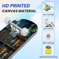 thumbnail image 3 of 31"x8" Mystical dino Gothic Library Vintage Book Complete Skateboards for Beginners, Double Kick 7 Ply Maple Deck Skateboard with Wheels, Gifts for Kids Teens, 3 of 8