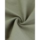 thumbnail image 5 of Falda de lino de INSPIRE CHIC para mujer, de cintura alta, hasta la rodilla, con botones en la parte delantera, faldas de lápiz de oficina, verde gris, 2XL, 5 of 6