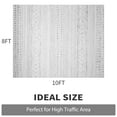 thumbnail image 4 of VUNATE 8x10 Rugs for Living Room Boho Rugs Washable Carpet for Bedroom Dining Room Soft Non-Slip Floor Area Rugs Indoor Large Rug Grey, 4 of 7