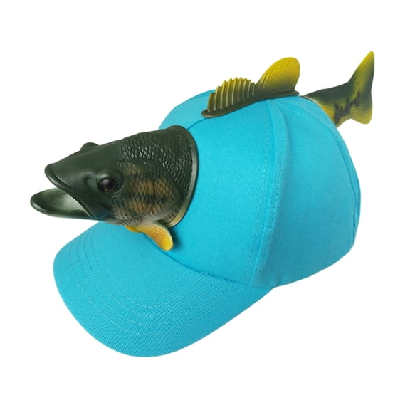 Novelty Fish Hat for Parent Child Funny Fish Baseball Hat for Birthday Party Creative Theme Party Hat Headwear