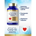 thumbnail image 3 of CoQ10 200mg | 200 Capsules | Mega Q-Sorb Coenzyme Q-10 | Vegetarian Formula | by Carlyle, 3 of 7