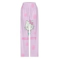thumbnail image 4 of Hello Kitty Pajamas Pants Soft Elastic Waist PJ Bottoms Comfy Lounge Long Pants, 4 of 7
