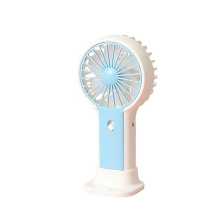 

USB Handheld Fan - With Base - Vertical Blower - Mini Rechargeable And Easy To Store Small Fan with Phone Stand Base USB Rechargeable Battery Operated Small Fan for Desk/Travel/Camping