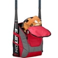 thumbnail image 4 of Mochila Deportiva Juvenil Easton DUGOUT Roja con Bolsillos de Malla, 4 of 4