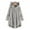 Gray, variant on Jacenvly Fall & Winter Clothes Cardigan Sweaters Women Plus Size Button Plush Tops Hooded Loose Cardigan Wool Outerwear Coat Jacket