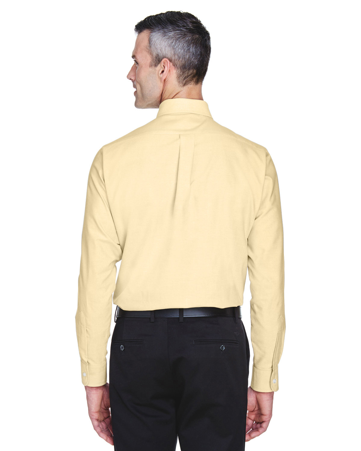 UltraClub Men's Classic Wrinkle-Resistant Long-Sleeve Oxford - image 2 of 3