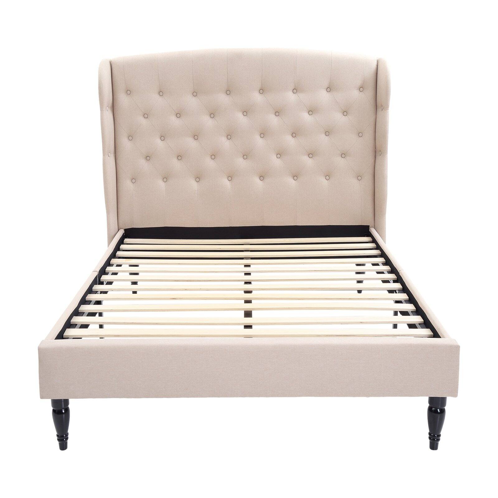 Classic Brands Brighton Upholstered Platform Bed
