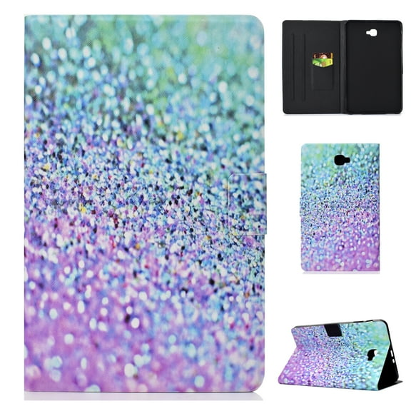 Galaxy Tab A 10.1 inch Case, Allytech PU Leather Folio Multi Angles Stand Smart Cover with Auto Wake Sleep for Samsung Galaxy Tab A 10.1 Inch Tablet SM-T580 T585 T587, Sand