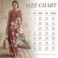 thumbnail image 7 of Xoenoiee Red Pine Tree Mountain Cherry Blossom Print Round Neck Summer Dress for Women 2026, Women's Sleeveless Sundress with Pocket, Cotton Linen Ankle-Length Maxi Dress Beach Vacation Outfits, 3XL, 7 of 7