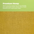 thumbnail image 4 of Hemp Fabric 20x30" Queen Pillowcase - Soft Washable Hypoallergenic Pillow Cover, Yellow, 4 of 7