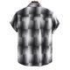 thumbnail image 4 of Mens Camisas de Manga Corta Formal Color Impresión Cuello de Vuelta, Blusa Casual para Al Aire Libre, Diario Y Otoño Primavera Desgaste, 4 of 9
