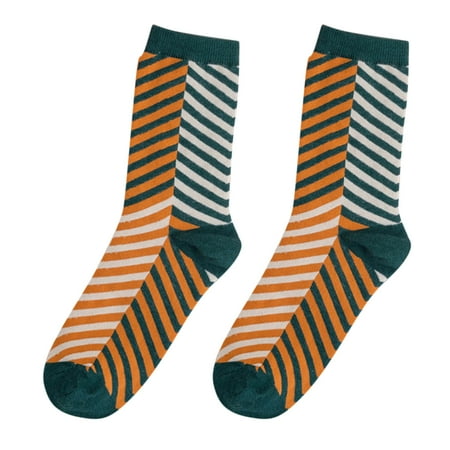 

yinguo women autumn and winter matching printing thickened warm mid tube socks women thick socks