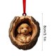 thumbnail image 2 of Adornos Navideños Ovalados de Acrílico con Forma de Animal | Adornos Navideños con Estampado de Fauna Silvestre y Cordón | Regalos de Animales Del Bosque | Decoración Navideña | Recuerdos Navideños y, 2 of 6