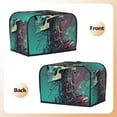 thumbnail image 3 of Vsdgher Cartoon Art Skull 2 Slice Toaster Cover, Appliance Covers Toaster Cover Fits for Most Standard 2 slice Toasters, 3 of 7