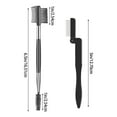 thumbnail image 3 of Eyebrow Brush & Eyelash Separator and Brow Comb Lash Spoolie Brush,Mascara Comb Grooming Brush,3Pcs Eye Makeup Tools, 3 of 8