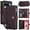 Darkpurple, variant on Dteck for Google Pixel 7 Case, Crossbody Shoulder Strap RFID Blocking Shockproof Magnetic Closure Flip Stand Card Slot Wallet Zipper Lanyard Phone Case Cover, Green