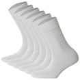 thumbnail image 1 of Hudson 6 pares de calcetines para mujer - Only 6-pack, calcetines cortos, cinturilla confort, Unicolor Blanco 39-42, 1 of 3