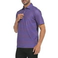thumbnail image 2 of LRD Golf Shirts for Men UPF 50 Moisture Wicking Short Sleeve Polo Shirt Old Glory XL, 2 of 5