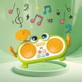thumbnail image 4 of Eco-Friendly Frog Hand Drum Set with Smooth Finish, Gentle Lighting Effects, and Volume Control - Percussion Instrument (Batteries Not Included), 4 of 7