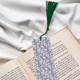 thumbnail image 6 of Kdxio Lavender Flowers Print Metal Tassel Bookmarks,Perfect Gift for Art Lovers and Bookworms Metal Bookmarks for Women, 6 of 8
