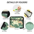 thumbnail image 3 of WOBOGO Cute Unicorn Green Pattern Expanding File Folder Letter Size Accordion Filing Organizer 13 Pocket Separate Organ Pocket, 3 of 7