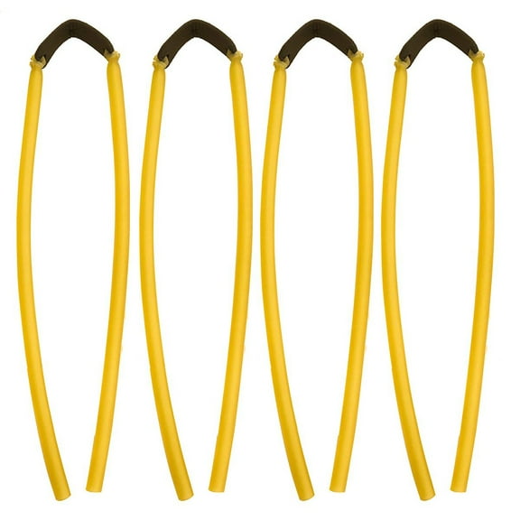 VSFAOV 4 Slingshot Replacement Band Sets, Elastic Rubber Tubular Bands Compatible with Catapult
