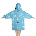 thumbnail image 2 of Kirky Hasky Dalmatian Blanket Hoodies for Kids 6-13YR Oversize Wearable Blanket Hoodies for Boys Girls Teens, 2 of 7