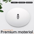 thumbnail image 3 of TRAHOO-Waterfall Showerhead Stainless Steel 12-Inch Large Bathroom Overhead Rained Shower Head High Pressure, Ceiling or Wall Mount Chrome SH003CH-D12, 3 of 4