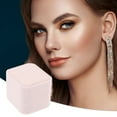 thumbnail image 3 of Unique Bargains Luxury Ring Box Jewelry Display Box for Engagement Disposal Decorative Box Suede Pink, 3 of 7