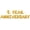 Gold, variant on Letter Balloons - 5 YEAR ANNIVERSARY 16" Inch Alphabet Letters Foil Mylar Balloon 5th Anniversary Party Banner (Gold)