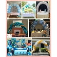 thumbnail image 7 of YALLOVE Tabletop Balloon Arch Frame, Adjustable Balloons Arch Stand for Tables with 40 Clips, Idel for All Party, 7 of 7