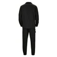 thumbnail image 6 of RUTAYY Men's Outfits Casual Solid Color Long Sleeve Jacker Cargo Pants with Pocket Hiking Workout Vacation Travel Clothing Sets, 6 of 8