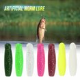 thumbnail image 4 of TFixol 10-Pack Soft Fishing Lure, 5cm/5.8g, Dark Green, High Elasticity PVC, Reflective Paillette Surface, Deep Water Visibility, Realistic Worm Design for Enhanced Fish Attraction, 4 of 7