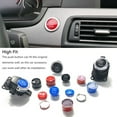 thumbnail image 5 of BrowQuartz Car Start-stop Buttons High Fit Ignition Switch Small Replacing Switches Button Cover Stickers Fittings Repairing Shop Silver Fwithout startstop, 5 of 6