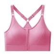 thumbnail image 2 of Antinious Women Wireless Bras Sports Front Zipper Adjustable Strap Solid Yoga, 2 of 5