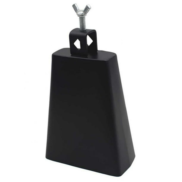 Cow Bell Drum, Black Cowbell, Percussion Instrument For Music Play With