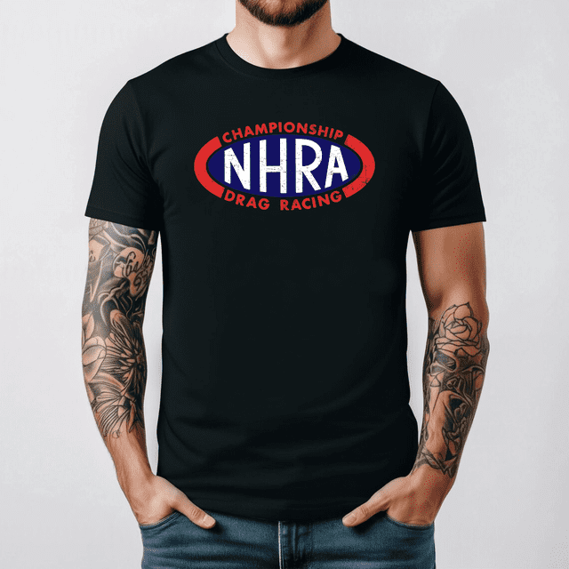Nhra National Hot Rod Association Drag Racing Car Auto Unisex T-Shirt V1130364, up to size 3XL.