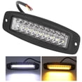 thumbnail image 1 of Advertencia 18W Lámina de Advertencia LED 2800 LM Color de Luz Blanca Amarilla IP67 SUV de autos para camiones impermeables, 1 of 7