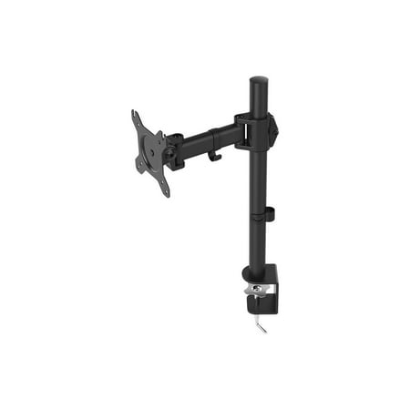 Monoprice Essential Single Monitor Adjustable Arm Desk Mount | 180° Swivel, 360°