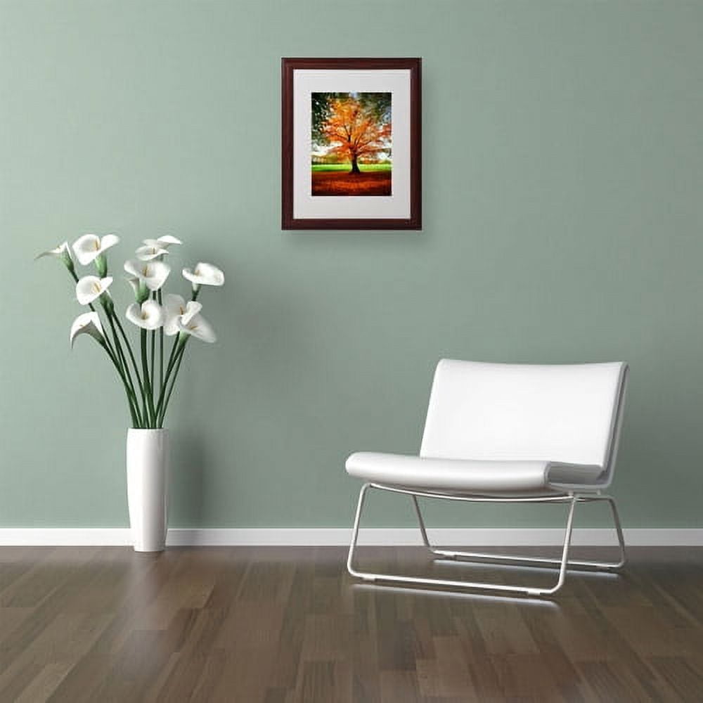 Trademark Fine Art "Tout Feu" Canvas Art by Philippe Sainte-Laudy, Wood Frame
