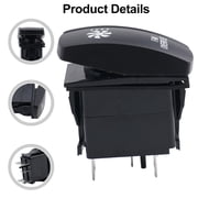 12V 20A 5 Pin Rocker Switch Controllor For Atv Utv Car Auto Waterproof Lighted Rocker Button Control On Off Switch Replacement