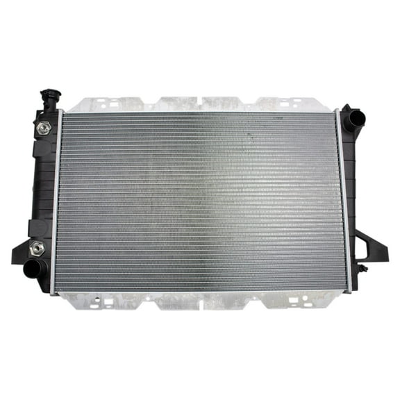 TRQ Radiator Assembly Aluminum Core Direct Fit for Ford Pickup 5.0L 5.8L 7.5L RDA82648