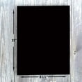 thumbnail image 3 of Hamilco Black Colored Cardstock Paper - 8 1/2 x 11" 65 lb Cover Card Stock - 50 Pack, 3 of 7