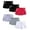 Black/Lilac/Grey/Black/Fuchsia, variant on Girls' Active Shorts - 6 Pack French Terry Athletic Gym Dolphin Shorts (Size: 7-16)