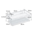 thumbnail image 2 of 1pc Iron Hanging Storage Basket Home Dormitory Storage Basket, 2 of 5