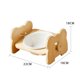thumbnail image 3 of Cuencos Elevados Para Perros Con Soporte De Bambú Cuencos Elevados Para Perros Cuencos Para Mascotas Para Perros Y Gatos Alimentador De Bambú Ajustable En Altura Sweethay PT002705-01, 3 of 5