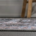thumbnail image 6 of JONATHAN Y WASHABLE 5 x 8 Area Rug, Kemer All-Over Persian - Black/Blue, WSH104D-5, 6 of 8